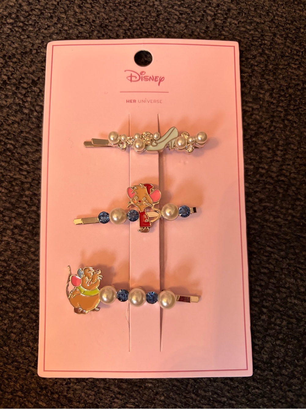 Disney her universe Cinderella hair clip Bobby pins